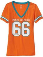 Old Navy Womens Nfl Team V Neck Tees - Dolphins