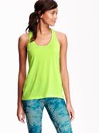 Old Navy Womens Go Dry Racerback Tanks Size L - Glow Worm Polyester
