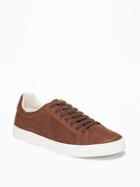 Old Navy Mens Faux-leather Sneakers For Men Tan Size 8