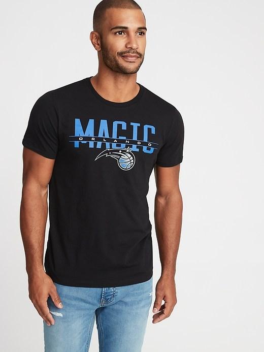 Old Navy Mens Nba Team Graphic Tee For Men Magic Size M