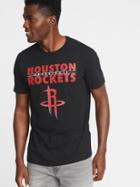 Old Navy Mens Nba Team Graphic Tee For Men Rockets Size L