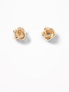 Old Navy  Knotted Stud Earrings For Women Gold Size One Size