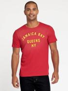 Old Navy Soft Washed Nyc Graphic Tee For Men - Washed Dark Red