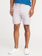 Old Navy Mens Slim Built-in Flex Ultimate Shorts For Men (8) Little Lilac Size 32w