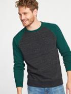 Old Navy Mens Classic Color-block Sweatshirt For Men Dark Charcoal Gray Size Xl