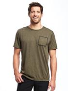 Old Navy Go Dry Cool Pocket Tee For Men - Coniferous