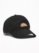 Old Navy Womens Rainbow-patch Love Wins Pride Cap For Adults Rainbow Size One Size