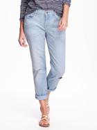Old Navy Boyfriend Mid Rise Straight Jeans For Women - Muir Woods