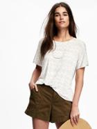 Old Navy Square Tee For Women - Gray Print