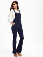 Old Navy Flare Cord Overalls For Women - Lost At Sea Navy