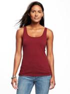 Old Navy First Layer Fitted Tank For Women - Gosh Garnet