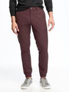 Old Navy Twill Built In Flex Joggers For Men - Wined Down