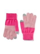 Old Navy Tech Tip Sweater Knit Gloves For Women - Warm Colorblock