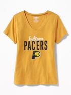 Old Navy Womens Nba Team V-neck Tee For Women Pacers Size Xl