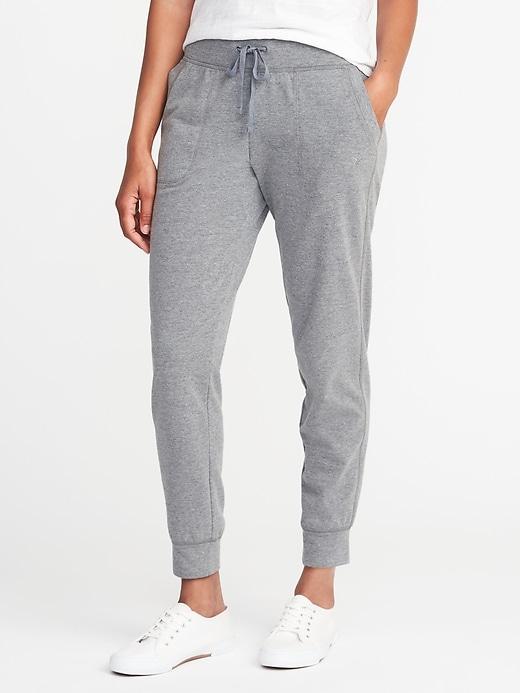 Old Navy Go Warm French Terry Joggers For Women - Heather Gray