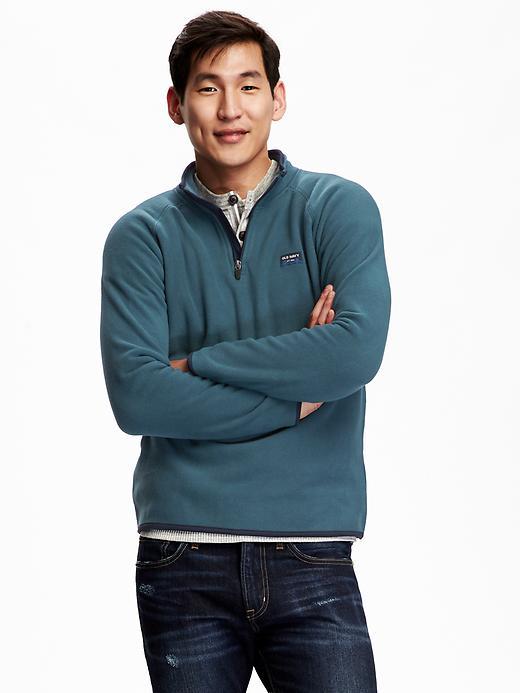 Old Navy Mock Neck Performance Fleece Pullover Size Xxl Big - Kelp Forest