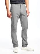Old Navy Go Dry Slim Performance Pants For Men - Chrome Gray
