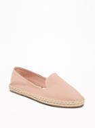 Old Navy Womens Canvas Espadrilles For Women Blush Size 10