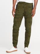 Old Navy Mens Built-in Flex Camo-print Joggers For Men Olive Camouflage Size M
