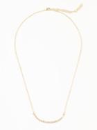 Old Navy Pav Crescent Chain Necklace For Women - Gold