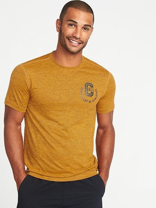 Old Navy Mens Graphic Go-dry Eco Performance Tee For Men Cali. Dept. Of Athletics Size Xs