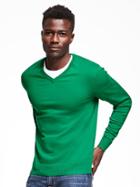 Old Navy V Neck Sweater For Men - Magic Green Polyester