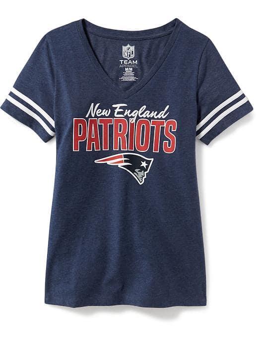 Old Navy Nfl Team V Neck Tee For Women - Patriots