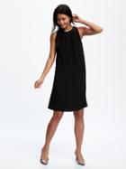 Old Navy Pleated High Neck Tank Dress For Women - Black