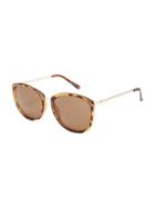 Old Navy Womens Mixed-material Sunglasses For Women Tortoise Size One Size