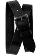 Old Navy Mens Mixed Leather Belts - Black