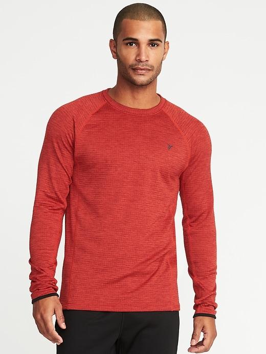 Old Navy Mens Go-warm Thermal Performance Top For Men Curry Red Size Xxxl
