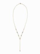 Old Navy Crystal Coin Pendant Necklace For Women - Gold