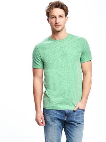 Old Navy Soft Washed Crew Neck Tee For Men - Lush Green