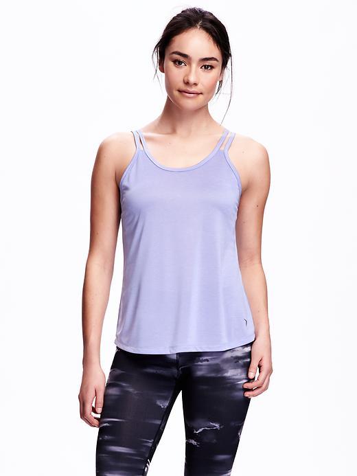 Old Navy Loose Fit X Back Tank - Purple Aster