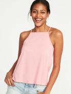Old Navy Womens Square-neck Swing Cami For Women Bright Pink Size Xxl