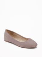 Old Navy Womens Sueded Ballet Flats For Women New Taupe Size 7 1/2