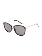 Old Navy Womens Mixed-material Sunglasses For Women Black Size One Size