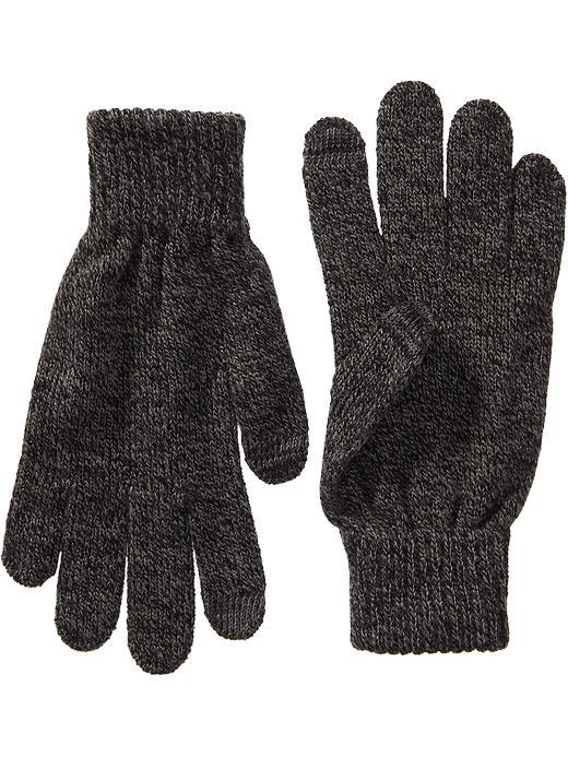 Old Navy Mens Knit Gloves Size L/xl - Grey Marl
