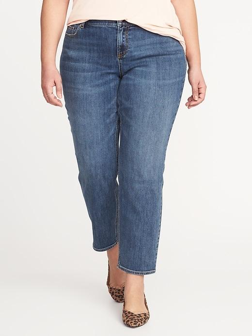 Old Navy Womens The Plus-size Power Jean, A.k.a. The Perfect Straight Blue Bell Size 24