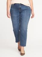 Old Navy Womens The Plus-size Power Jean, A.k.a. The Perfect Straight Blue Bell Size 24