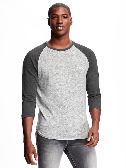 Old Navy Baseball Tee For Men - Grey