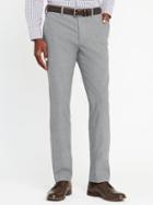 Old Navy Mens Slim Signature Built-in Flex Dress Pants For Men Medium Gray Size 48w