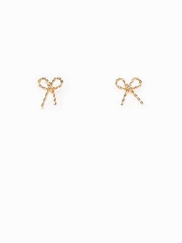 Old Navy Bow Studs For Women - Gold