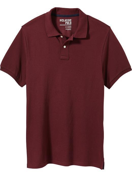 Old Navy Mens New Short Sleeve Pique Polos - Go Pinot Go