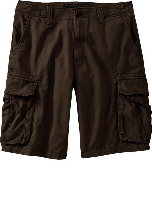 Old Navy Mens Broken In Cargo Shorts 10&quot; - Burrow Brown