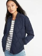 Old Navy Womens Lightweight Quilted Jacket For Women In The Navy Size S