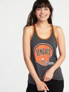 Old Navy Womens Nfl Retro-team Racerback Tank For Women Bengals Size S