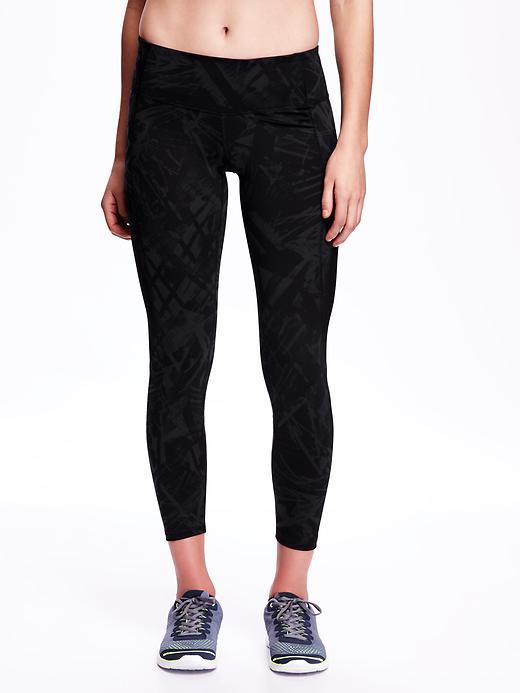 Old Navy Go Dry Compression Ankle Leggings - Grey