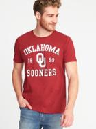 Old Navy Mens College-team Graphic Tee For Men Oklahoma Size L