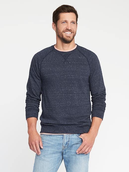 Old Navy Fleece Crew Neck Sweatshirt For Men - Ink Blue